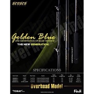 SENSES GOLDEN BLUE 3RD GENERATION LIGHT BAITCAST SPINNING OVERHEAD BC FAST JIGGING ROD