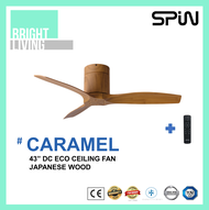 SPIN CARAMEL 43/52/60 Inch DC-Eco Ceiling Fan