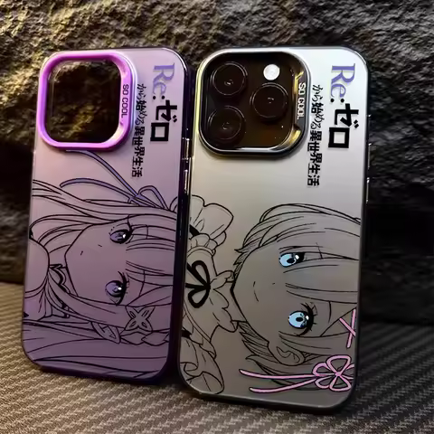 Anime Cute Rem Emilia PC Phone Case for Xiaomi Redmi Note 14 14S 13 12 11 Pro Plus 4G 5G 12S 11S 10S
