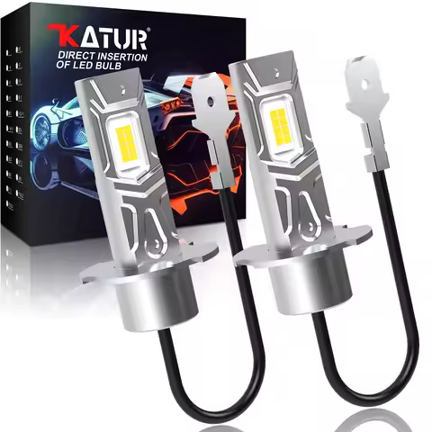 H3 LED Fog Bulb Canbus 80W 16000LM 6000K White Fanless Halogen Replacement Head Light For Seat Ibiza