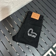 ((Don't Get Stuck) Guangzhou God of Fortune EVISU Winter Street Wear Letter Embroidery Slim-fit Smal