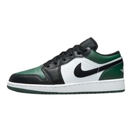 Jordan 1 Low Noble Green Grade School GS 553560-371, 4.5 Big Kid
