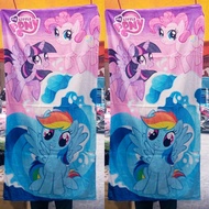 ผ้าขนหนูลาย My Little Pony ผ้าเช็ดตัวแห้งไว ผ้าหนานุ่ม ซับน้ำดี ขนาด 140×80 cm