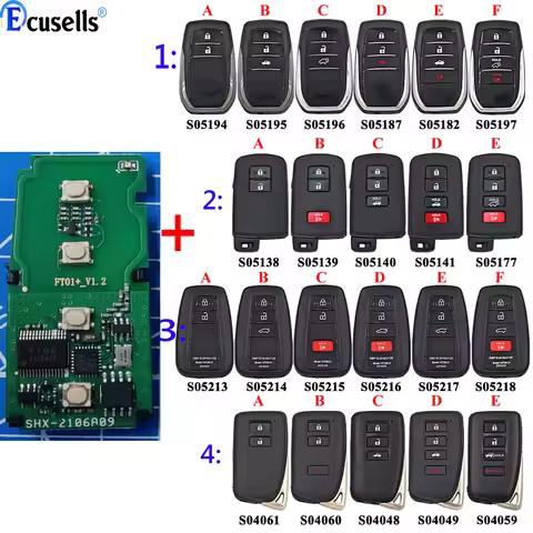 Lonsdor 8A Universal Smart Key For Toyota/Lexus works K518/KH100+ Support pcb NO : 0020 2110 0010 04