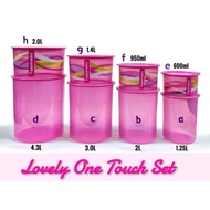 lovery one touch set (8) - tupperware brands