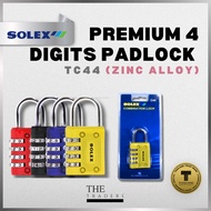 The Traders 100% Original Solex Premium C44 Combination Padlock 4 Digits - 40mm