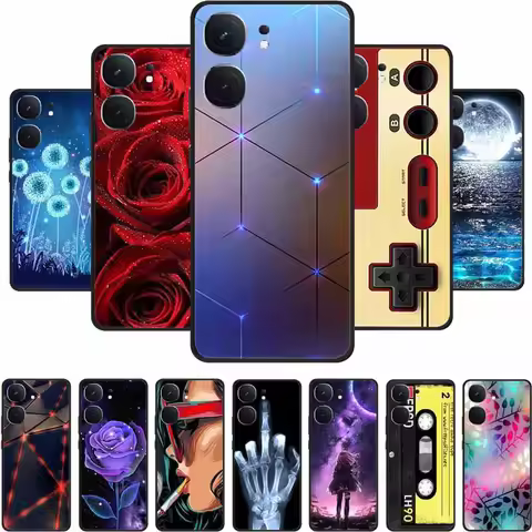For Vivo iQOO Neo9s Pro Plus Case Neo 9s Pro Coque Black Silicone Soft Back Cover Case For Vivo iQOO
