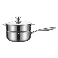 Milk Pot 316 Stainless Steel Baby Food Pot Yukihira Pan For Home Uncoated Cooking Noodles Hot Milk Small Soup Pot Small Milk Boiling Pot