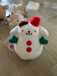 Sanrio-布甸狗PompomPurin雪人釣仔