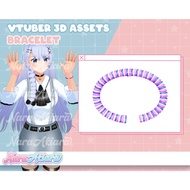 Ready-to-Wear Live Streaming Bracelet for Vtubers, Exclusive 3D Character Bracelet, Collectible 3D M