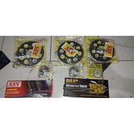Sss chain set original size 415 satria fu facelift new