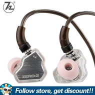 7Hz x Crinacle Zero II Earphone Noise Cancelling Sports Running Gaming Wired Headsets With 2PIN Deta