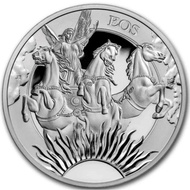 St Helena Eos and the horses 2023 silver 1 oz silver coin