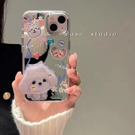 Realme Cute Doggy Stand Mirror Makeup Silver GTNEO2T Female Version Mobile Phone Case Protective She