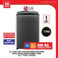[TnG Redemption]【 DELIVERY BY SELLER 】LG TV2517SV3B 17kg Top Load Washing Machine with Intelligent Fabric Care Washer