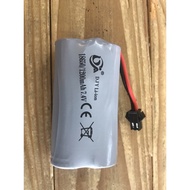 Bateri Kereta Control 7.4V 1200/3000 mAh 18650 Li-ion Rechargeable Battery RC Battery