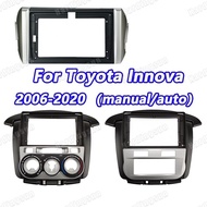 Car Stereo 2din Panel Fascia for TOYOTA Innova 2006-2020 9 inch Android Car Radio Fascia