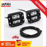 IPF fog lamp Day lamp LED 2 inch flash mount embedded square 110cd 5600K White 2 pieces for 12V Ligh