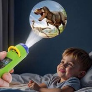 Dinosaur Projector Flashlight Story Machine, Educational Bedtime Toy With Cartoon Pictures For Kids,
