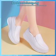 Kasut Jururawat Putih Nurse Slip Buckle Flat Shoes Nurse White Shoes
