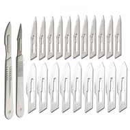Modelcraft Tool Hobby Knife Set with 11# and 23# Sterile Scalpel Blades for Cutting Paper Leather,Mo