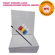 Kanvas Lukis easel bahan melukis
