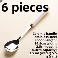 Stirring Spoon Coffee Spoon Seasoning Spoon Ceramic Spoon