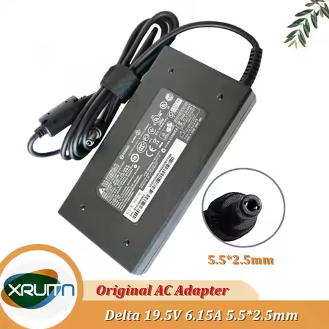 New Original Delta 19.5V 6.15A 120W AC Adapter Charger for MSI GF63 8RC-409US ADP-120MH D Laptop Pow