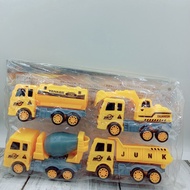 Set of 4 Construction Site Vehicles for Children - Toy Vehicles