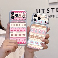 Vintage Knit Stripe Spliced Kitty Leather Case For Realme Narzo 90 70 Pro 50 V23 V23i Q5i 5G 4G Love