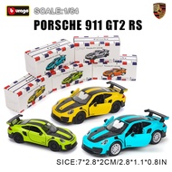 Bburago 1:64 Porsche 911 GT2 RS Golf alloy mini car model toy series supercar Mini Car Collection