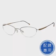【SUNS】純鈦+記憶金屬鏡腳鏡架 銀色系列半框15241光學眼鏡