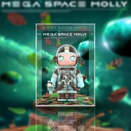 [AOWOBOX] Pop Mart 泡泡瑪特 MEGA SPACE MOLLY 400% 薄荷朱古力 手辦高透主題展示盒  展示箱 display box 亞加力 模型盒 亞加力展示盒