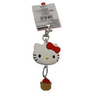 三麗鷗 矽膠伸縮款鑰匙圈 Kitty 1個