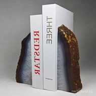 Modern Creative Home Agate Bookend Model House Sales Office Creative Soft Decoration European Style 