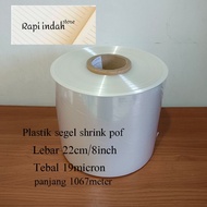 22cm shrink seal plastic, 8 inch/