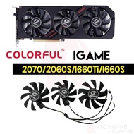 {ReadyStock} Colorful IGAME GTX1660 GTX1660S GTX1660TI RTX2060 RTX2070 FAN Replacement GPU GAMING 16