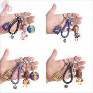 Basket Basketball Keychain Kobe James Curry Irving NBA Basketball Doll Pendant