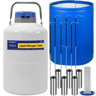 Liquid Nitrogen Tank 6 L Cattle Cow Semen Storage Cryogenic Dewar Aluminum Container