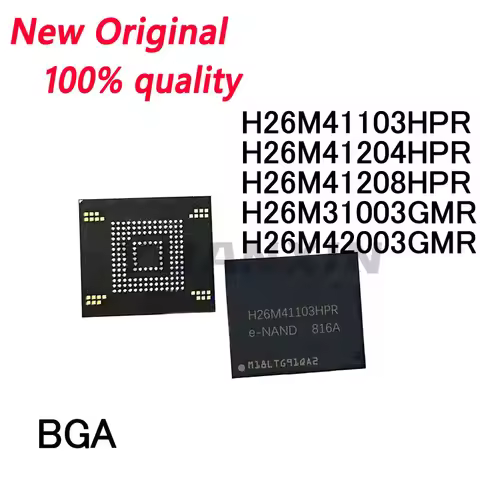 1/Pcs H26M42003GMR H26M41204HPR H26M41208HPR H26M41103HPR H26M31003GMR BGA Font cell phone storage c