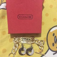 全新coach手鏈+耳環