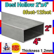 4"x2" Besi Hollow Rectangular (8feet -12feet) Thickness 1.2mm (BP8)