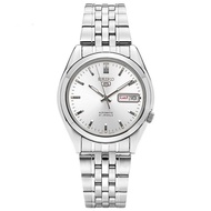 Seiko 5 SNK355K1 SNK355K SNK355 Analog Automatic Silver Dial Stainless Steel Men's Watch