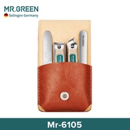 Germany MR.GREEN ชุดเสริมสวยสแตนเลสชุดทำเล็บชุดกรรไกรตัดเล็บพร้อมกล่องของขวัญกระเป๋าเดินทาง