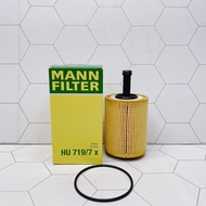 Heqin MANN A3 A4 A5 A6 TT Polo Tiguan SHARAN Caddy Oil Core HU719/7x