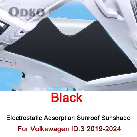 Car Electrostatic Adsorption Sunroof Sunshade Cover For Volkswagen ID.3 VW ID3 2019-2023 2024 Heat I