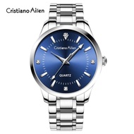 Jam Tangan  Pria Cristiano Aillen CA 0842G Quartz Stainles Steel Murah