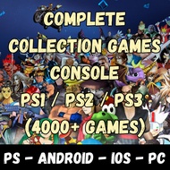 PS3 Game PS2/ PS1 Complete Collection 4000+/ (Can be played on PS/Android/iOS/PC)
