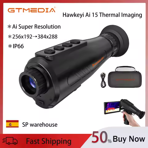 GTGUARD Ai15 Thermal Imaging Monocular Goggles Outdoor Detector Handheld Infrared Thermal Imaging Te