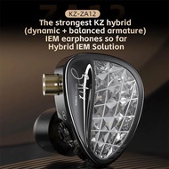 KZ ZA12 strongest KZ hybrid IEM earphones dynamic With Tuning Switches Supports Custom Tuning Ideal 